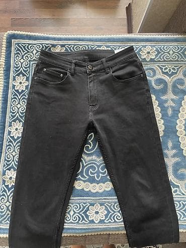 Джинсы: Мужские джинсы, S, Fendi, Б/у, цвет - Черный, Самовывоз — 2