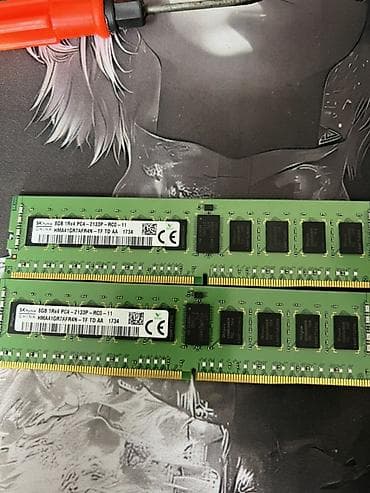 pes 4: Оперативная память, Б/у, Hynix, 8 ГБ, DDR4, 2133 МГц, Для ПК — 1