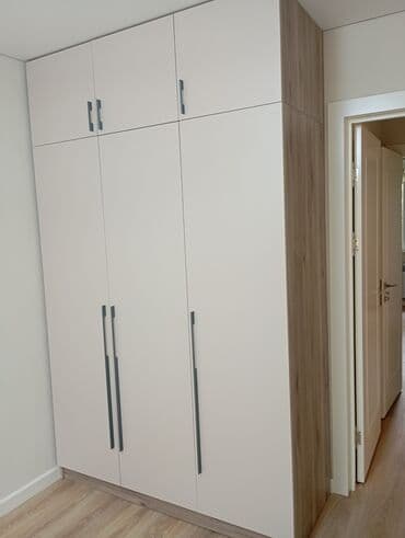 шкаф с тумбой: Шкаф для одежды, Прямой, ЛДСП — 4