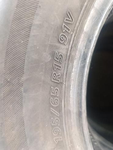 Унаа: Шиналар 195 / 65 / R 15, Жай, Колдонулган, Жуп, Жеңил унаалар, Bridgestone — 4