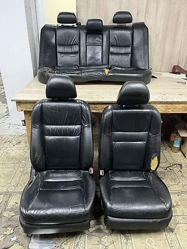 сухая реставрация подушек: Комплект сидений, Кожа, Honda 2003 г., Б/у, Оригинал, Япония — 1