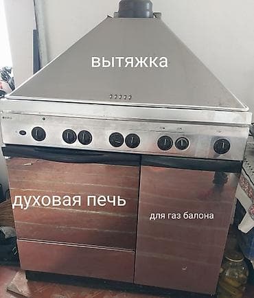 промышленный фильтр: Профессиональная кухонная плита с духовкой и вытяжкой - Корпус из — 1