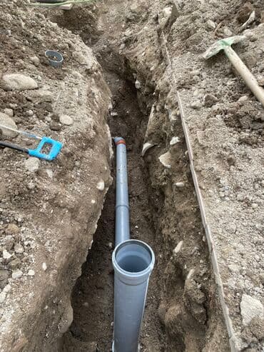 септик для частного дома цена: Земляные работа. Копаем траншеи Копаем септик траешей для ВодоПровод — 7