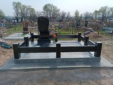 Ритуальные услуги: Изготовление овалов с фото, Изготовление памятников, Изготовление оградок | Габбро, Травертин, Мраморная крошка | Оформление, Установка — 5