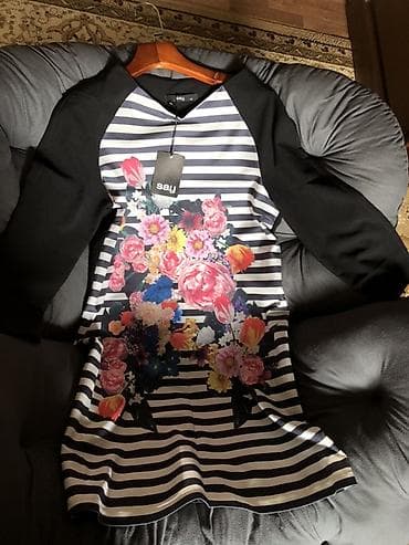 энн сай: Платье SAY с принтом - Бренд: SAY (ярлык на изделии) - Фасон — 1