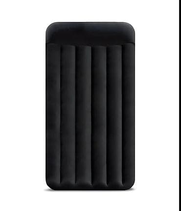 Надувные матрасы: Матрас надувной Intex 191x99x25 см, с флокированием, встроенным — 4