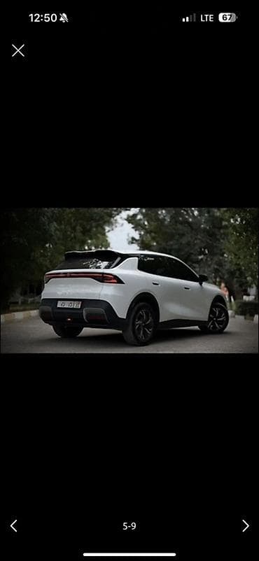 Changan: Продаю Чанган q05 Электромобиль кроссовер, белый цвет кузова. Запас — 4