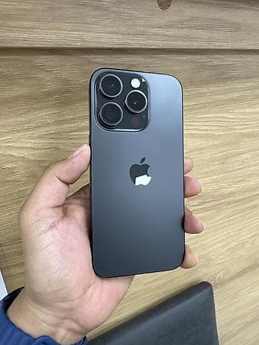IPhone 15 Pro, Black Titanium, 86 % — 3