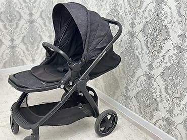 Коляски: Коляска, Другой бренд, цвет - Черный, Б/у, Самовывоз — 4