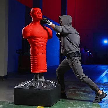 Спорт жана эс алуу: Напольный манекен-гиря для единоборств (тип BOB) с торсом и головой — 1