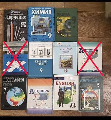Комплект школьных учебников (разные предметы и классы)