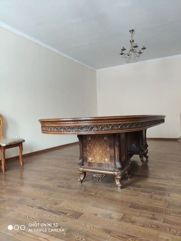 круглый деревянный стол реставрация: Продаю шикарный классический раздвижной стол в стиле Ренессанс — 4