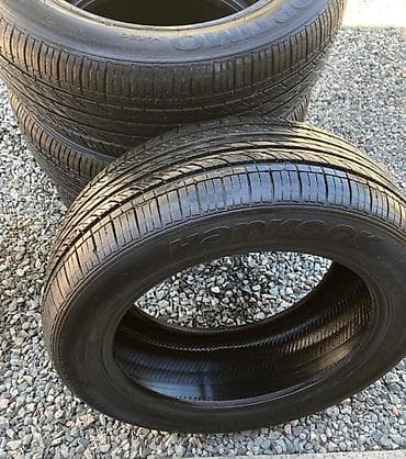 Шины 215 / 55 / R 17, Б/у, Комплект, Легковые, Корея, Hankook — 1
