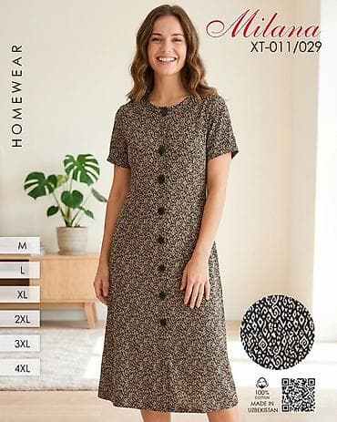 мурской рубашка: Домашняя одежда, Хлопок, Узбекистанская, Лето — 5