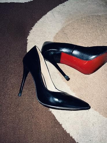 акция набор: Туфли, 36, BALDININI, Б/у, цвет - Черный, Самовывоз, Бесплатная доставка, Платная доставка — 1