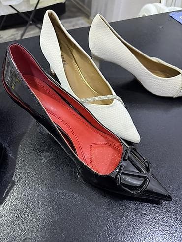 foot patch: Женские туфли-лодочки, светлые носились всего пару часов, черные два — 2