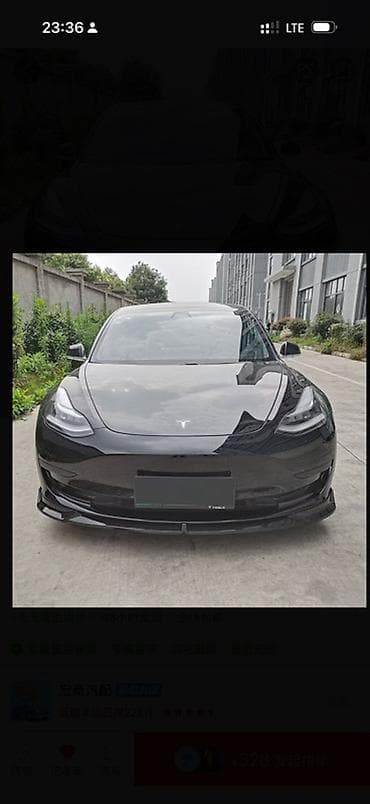 Унаа: Представляем комплект обвеса для Tesla Model 3, включающий передний — 5