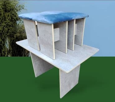 купить стол и табуретки на кухню: Кухонный стол и стул, Новый, Самовывоз, Платная доставка — 1