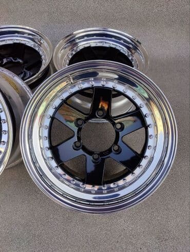 racing: Литые Диски R 15 Weds, Комплект, отверстий - 6, Б/у — 1