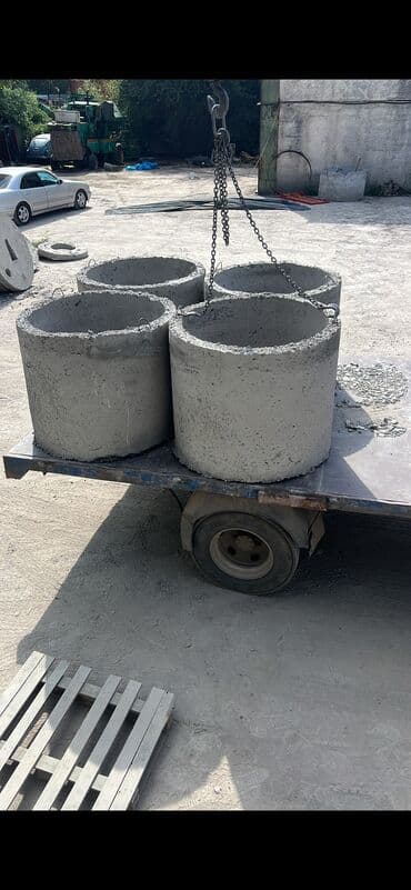 колцо бетон: Железобетонное (ЖБИ) кольцо для септика Размер: 150 x 90 x 9 см, Платная установка, В розницу — 13