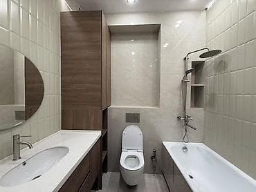 Квартиры: 2 комнаты, 99 м², Ала-Арча ТРЦ Элитка, 11 этаж, Дизайнерский ремонт — 2