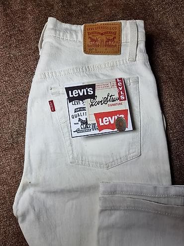 levi s usa: Мужские джинсы, S, LeviS, Новый, цвет - Белый, Самовывоз — 2