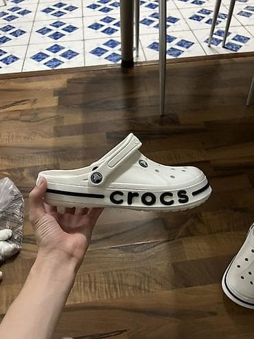 шлёпка: Мужские сандалии, 42.5, 43, Crocs, Новый, цвет - Белый — 4