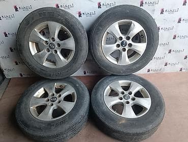 Колеса в сборе 205 / 70 / R 15, Лето, Б/у, Комплект, Легковые, Литые, отверстий - 5