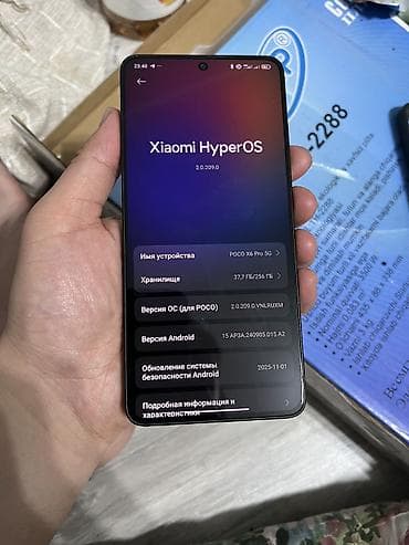 ipone 14 pro: Poco X6 Pro 5G, Б/у, 256 ГБ, цвет - Черный, 2 SIM — 2