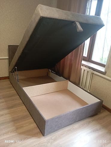 2х кровать: Двуспальная кровать, С мягким изголовьем, длина - 2 см — 4