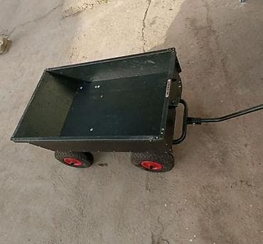 Садово-строительная тачка и тележка, Стальная, Четырехколесная