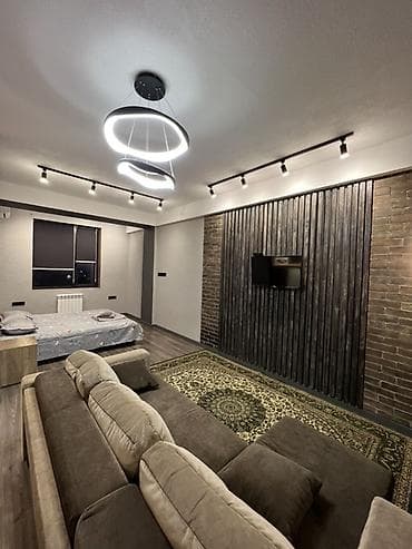 дом карл маркс: 1 комната, Люкс, элитка, Юг-2 мкр, Душевая кабина, Постельное белье, Кондиционер — 3