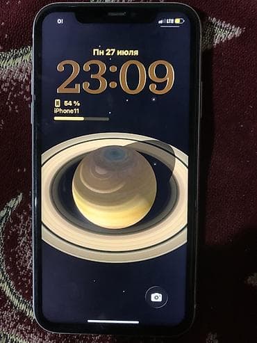 iphome 11: IPhone 11, Б/у, 64 ГБ, Белый, 78 % — 1