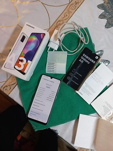 самсунк а31: Samsung Galaxy A31, Б/у, 64 ГБ, цвет - Белый, 2 SIM — 8