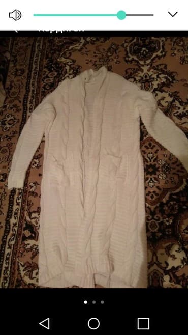 тарзи калон кардани сина дар шароити хона: Кардиган. Отдам за 3 кг порошка "Тайд"
размер 48 — 1