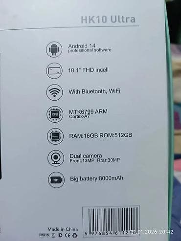 вай: Планшет, Huawei, память 512 ГБ, 14" - 15", 4G (LTE), Новый, Классический — 10