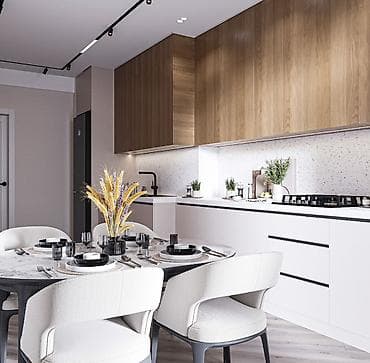 офисный мебел: Сдается квартира ! Современный кухонный гарнитур со встроенной бытовой — 9