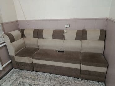 плетенные кресла: Бурчу бар диван, Кутулар менен, Үч кишилик — 1