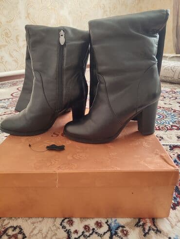 обувь для охоты: Сапоги ботфорты - Зима ❄️ Натуральная кожа ! 💯 Натуральный мех !💯 — 1