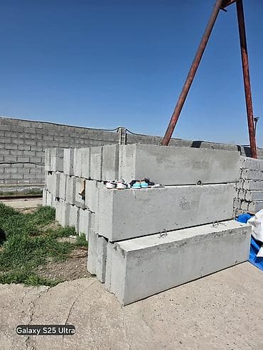 Фундаментные стены. Блоки железобетонные блоки. Описание: -