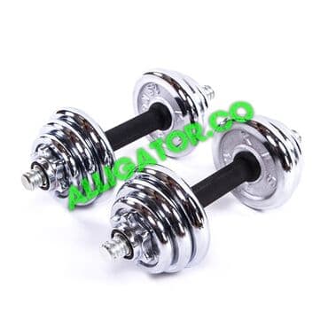 пружинные гантели сандова: Гантели Заводские хромированные разборные вес 15+15 кг новые в — 1