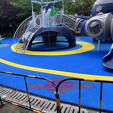 планетар: Покрытие для детских и спортивных площадок из EPDM-резиновой крошки - — 1