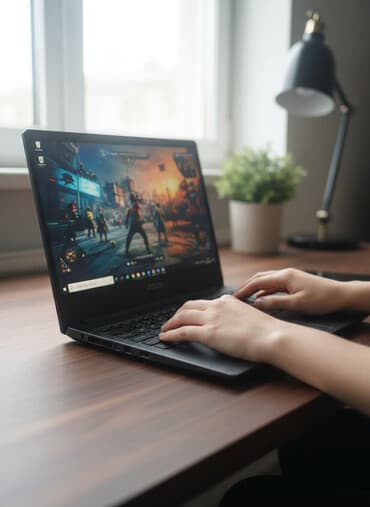 Скупка компьютеров и ноутбуков: Ноутбук, Asus, 16 ГБ ОЗУ, AMD Ryzen 7, 15.6 ", Б/у, Игровой, память NVMe SSD — 1