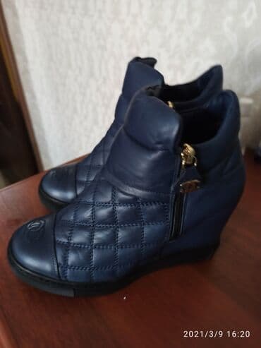 ecco 42: Обувь кожанная,фирма, скрытый каблук 6 см,новые размер 39 но на 38 — 5