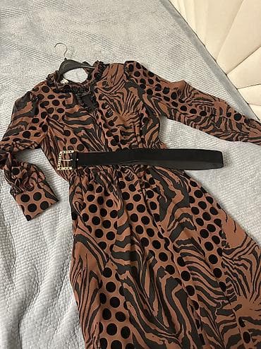 ресторация одежды: Вечернее платье, Классическое, Длинная модель, С рукавами, L — 1