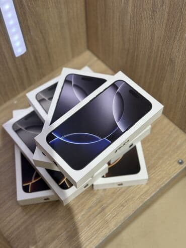imac цена бишкек: IPhone 16 Pro Max, Жаңы, 512 ГБ, Desert Titanium, Кабель, Куту, 100 % — 2