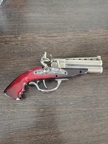 пульки для пистолета: Декоративный пистолет-брелок/сувенир в стиле кремнёвого пистоля - — 2