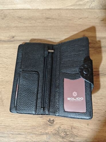 женский кошелек для документов: Портмоне 
Натуральная кожа — 4