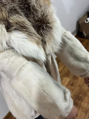tech flece: Шуба, По колено, M — 2