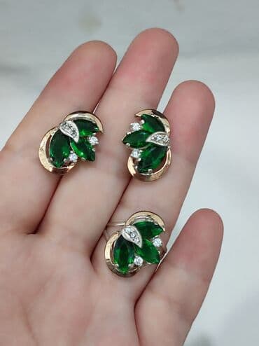 свадебные платья от производителя: Набор украшений, Проба 925, Женские, Новый — 2